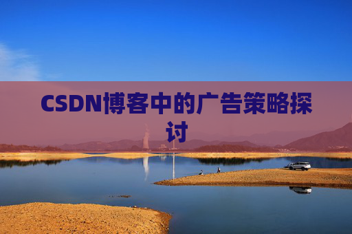 CSDN博客中的广告策略探讨