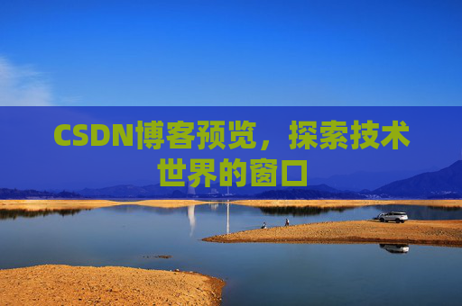 CSDN博客预览,探索技术世界的窗口
